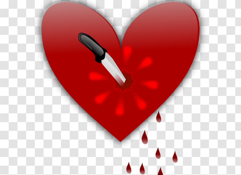 Knife Broken Heart Love Image Transparent PNG