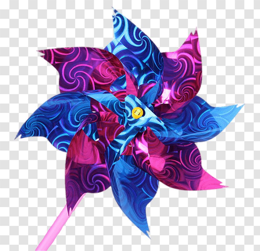 Windmill Pinwheel Toy - Flower - Wind Transparent PNG