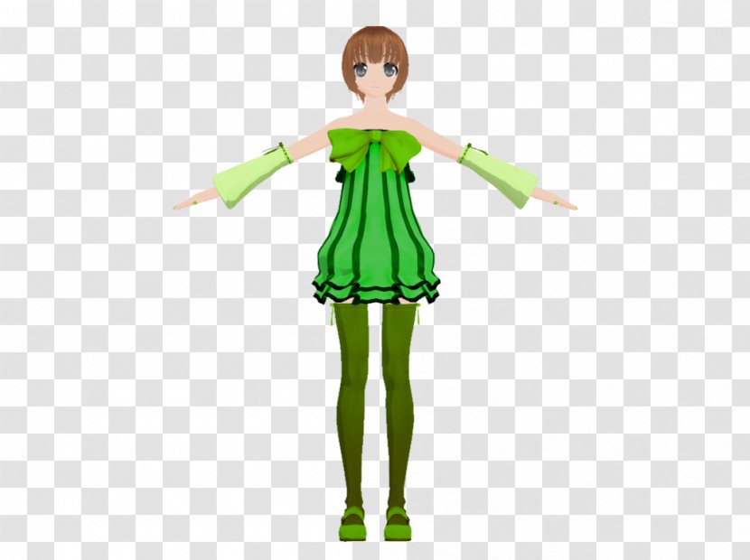 Costume Green Character Animated Cartoon - Figurine - Lora Transparent PNG