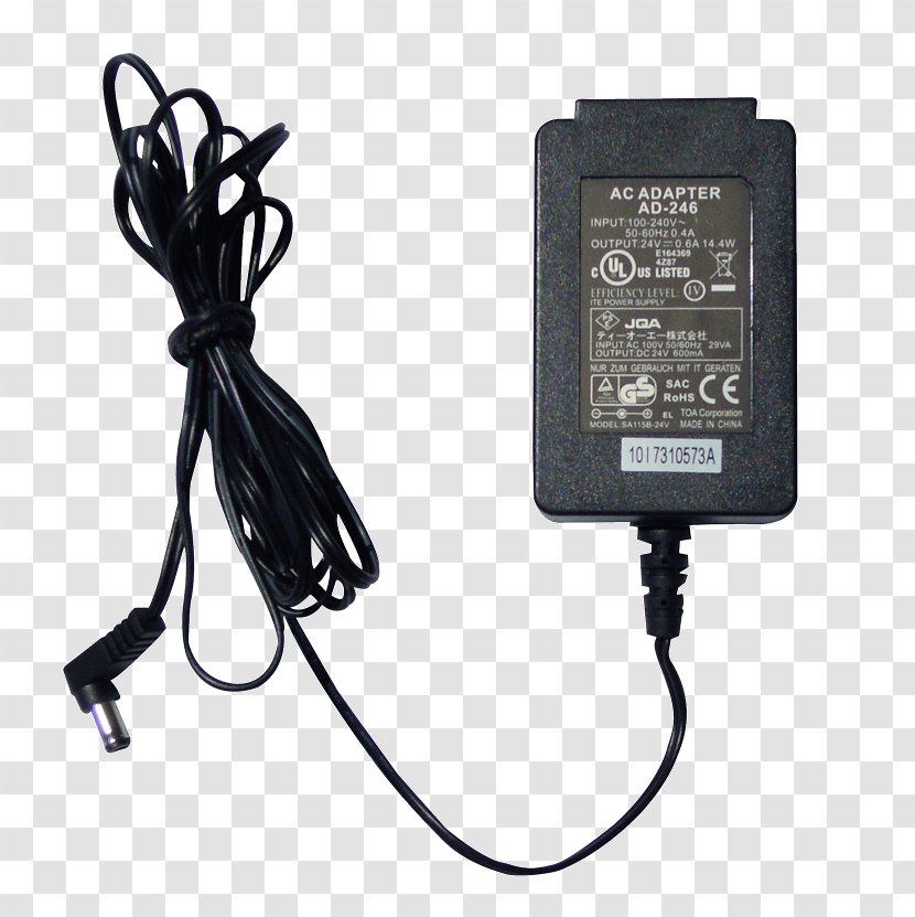 AC Adapter Battery Charger Electric Power Loudspeaker - Laptop - Microphone Creative Advertising Transparent PNG