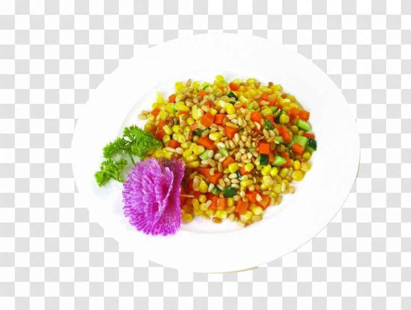 Vegetarian Cuisine Vegetable Maize Corn Kernel - Food - Pine Nut Transparent PNG