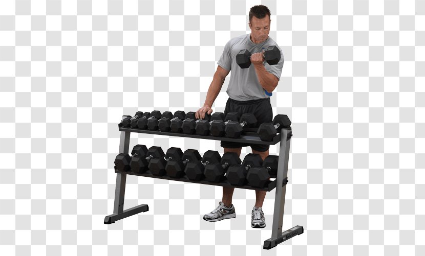 Body-Solid 2 Tier Horizontal Dumbbell Rack Gdr60 Weight Training BodySolid GDR60 Two Fitness Centre Transparent PNG