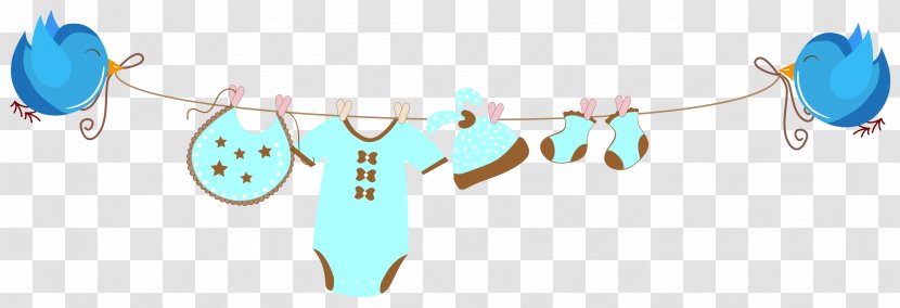 Infant Banner Child Illustration - Baby Clothes Drying Vector ...