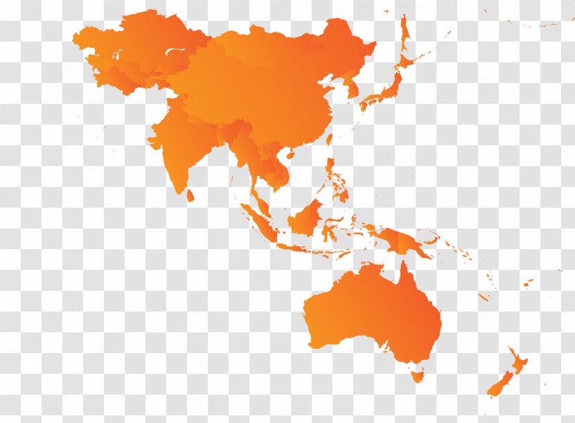 Asia-Pacific Southeast Asia Map - Middle East Transparent PNG