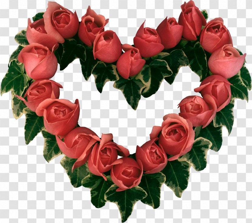 Heart Desktop Wallpaper Flower Valentine's Day - Hearts Roses London - Flor Transparent PNG