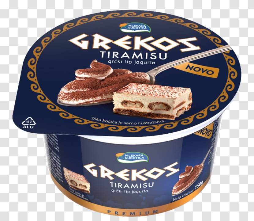 Tiramisu Stracciatella Milk Yoghurt Greek Yogurt - Chocolate Transparent PNG