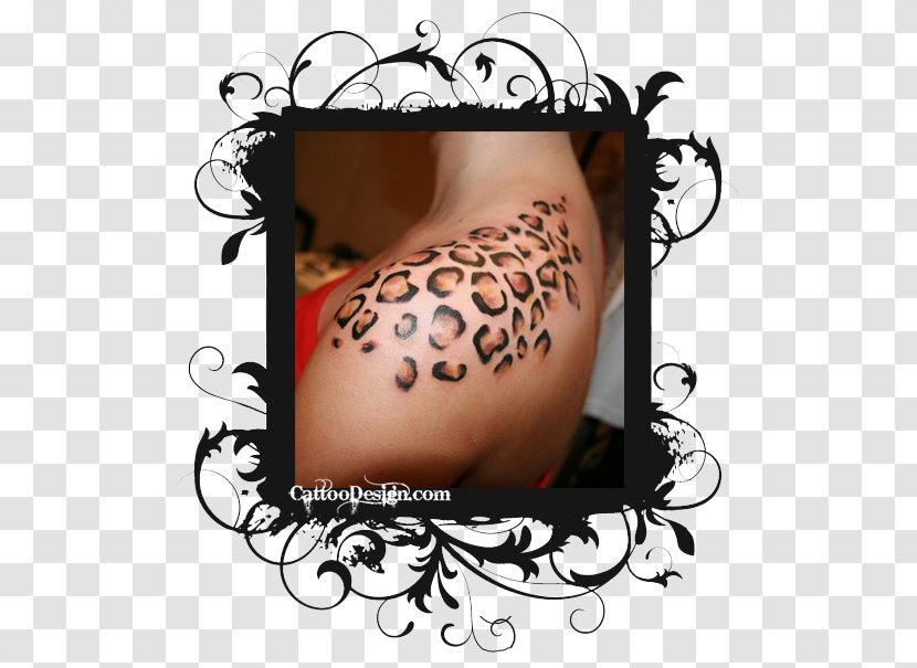 Leopard Tattoo Artist Animal Print - Watercolor Transparent PNG
