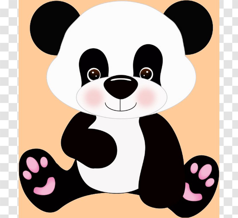 Giant Panda Baby Bears Pandas Clip Art - Heart - Bear Transparent PNG