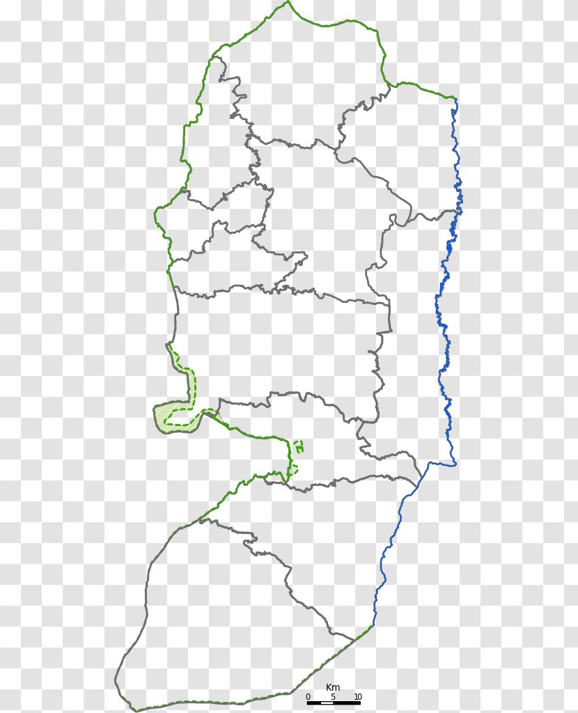 Jerusalem Governorate Tubas Hebron Jenin Nablus - Ramallah And Albireh - Map Transparent PNG