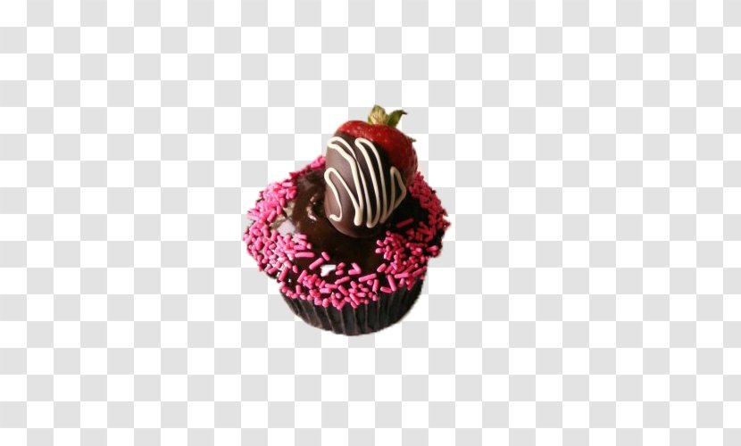 Cupcake Fruitcake Muffin Red Velvet Cake - Chocolate Transparent PNG