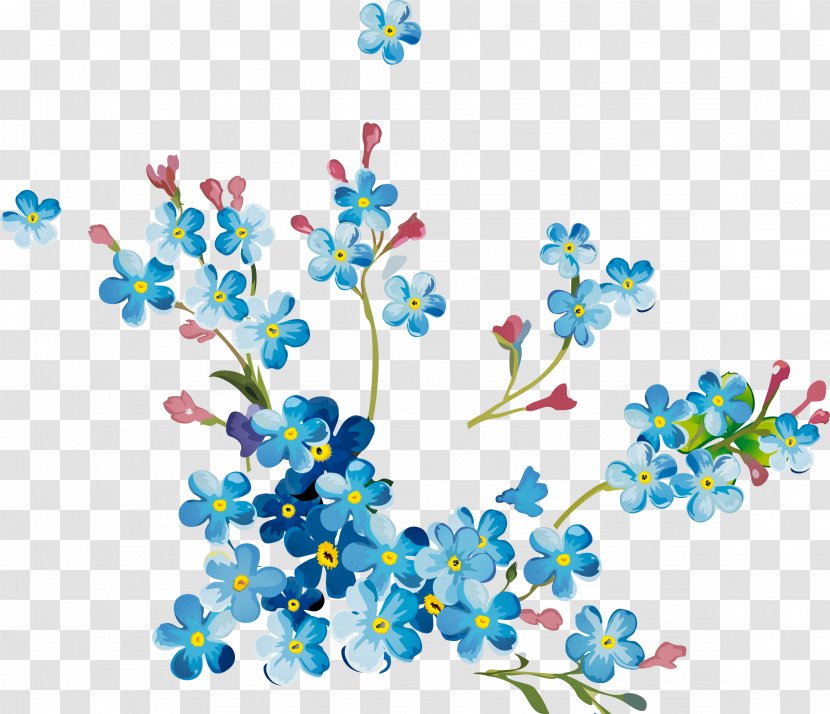 Computer Software - Leaf - Blue Flowers Transparent PNG