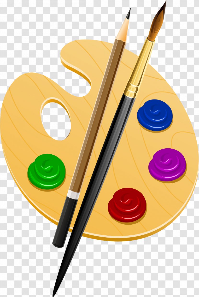 Palette Drawing Painting Art - Watercolor Transparent PNG