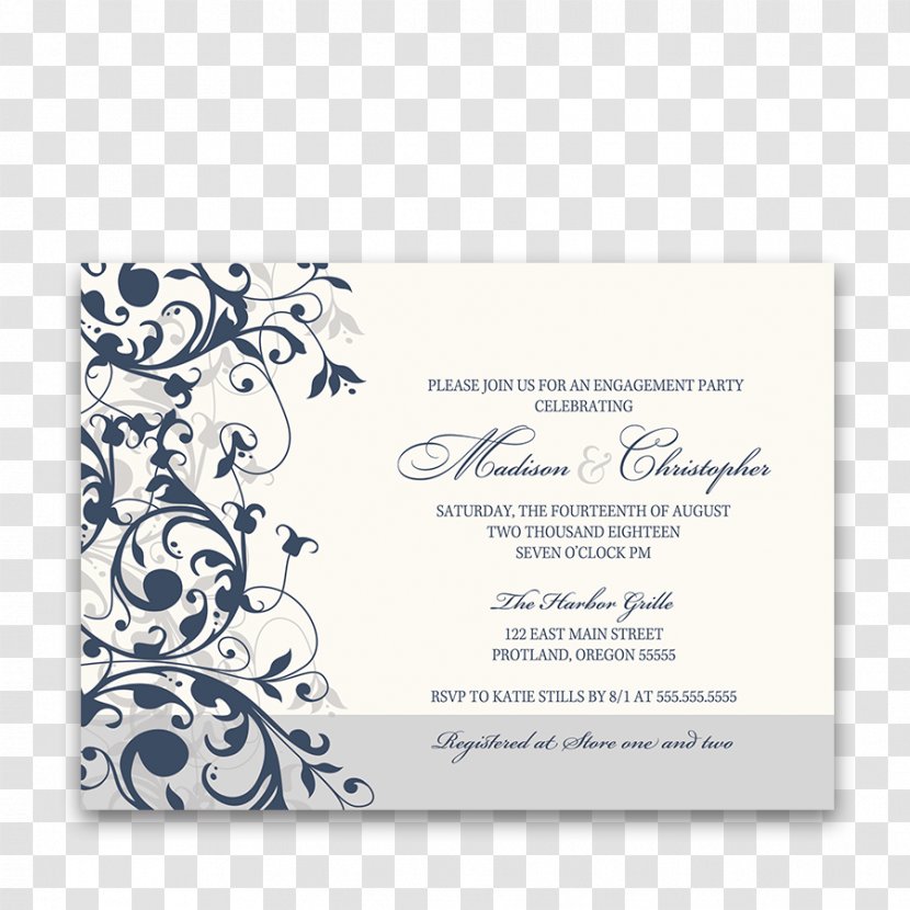 Wedding Invitation Strudel Post Cards Text Convite - Typeface - Birthday Transparent PNG