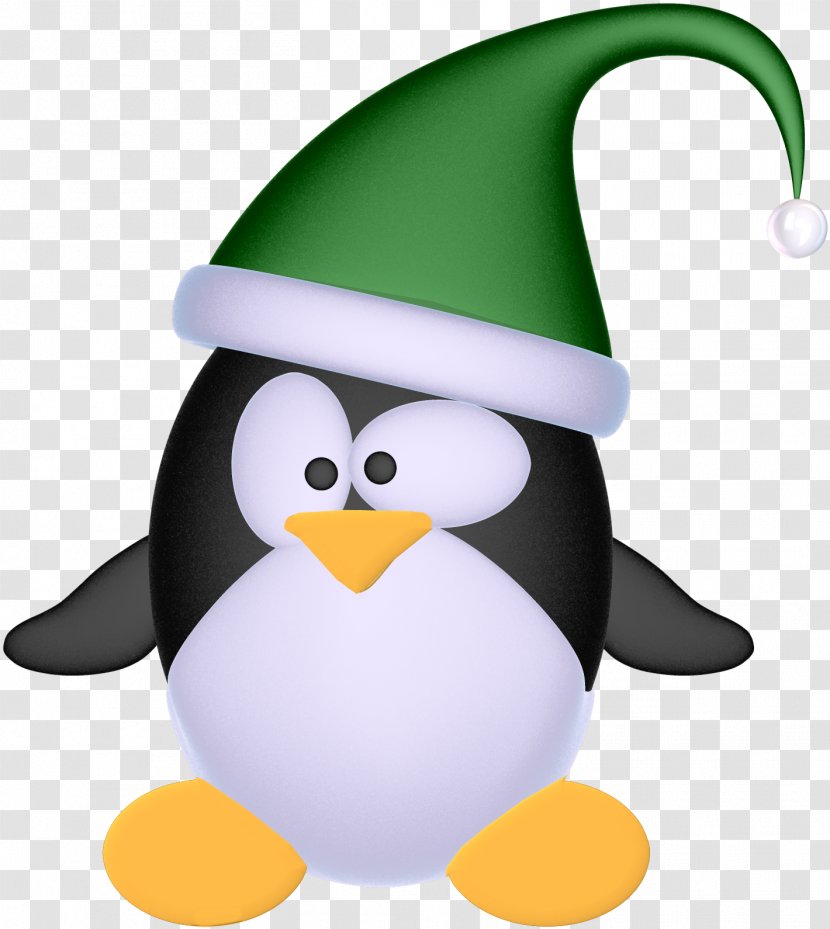 Penguin Clip Art Image Illustration Desktop Wallpaper - Snowman Hat Basket Transparent PNG
