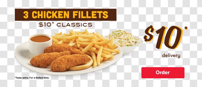 French Fries Full Breakfast Chicken Nugget Fish And Chips Junk Food - Delivery Transparent PNG