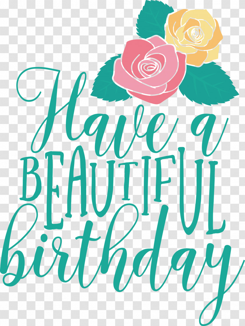 Beautiful Birthday Transparent PNG