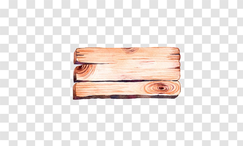 Watercolor Painting Illustration - Creative Work - Painted Wood Transparent PNG