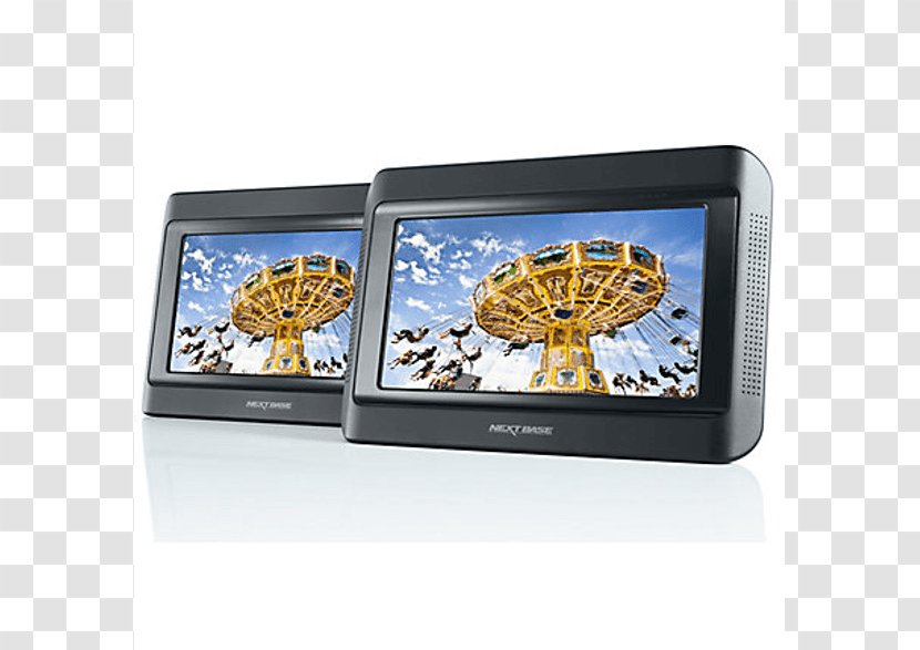 Car Nextbase Click & Go 9 Twin Screen Portable Dvd Player Laptop - Head Restraint Transparent PNG
