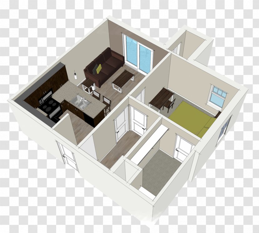 Floor Plan House Storey Apartment - Bedroom Transparent PNG