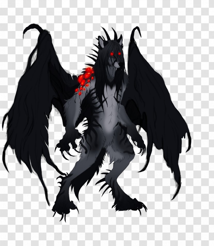 Demon Legendary Creature Werewolf Volcano - Fiction Transparent PNG