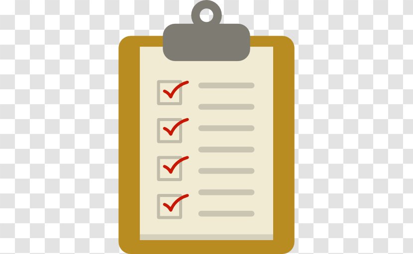 Paper Notebook Checklist Transparent PNG