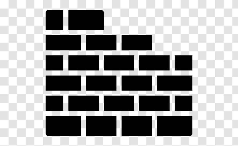 Bricks Icon - Black - Monochrome Transparent PNG