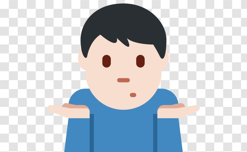 Emojipedia Shrug Face With Tears Of Joy Emoji Emoticon - Flower - Sick Man Transparent PNG