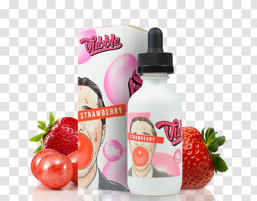 Strawberry Flavor Chewing Gum Juice Bubble - Cream Transparent PNG