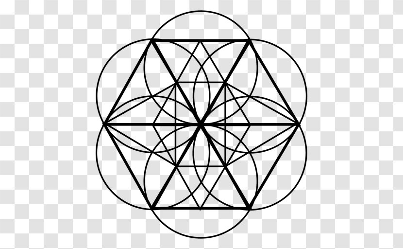 Sacred Geometry Circle Line Transparent PNG