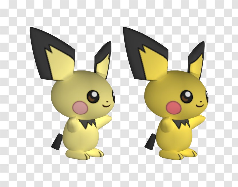 Pikachu Pichu FBX 3D Modeling Computer Graphics - Cartoon Transparent PNG