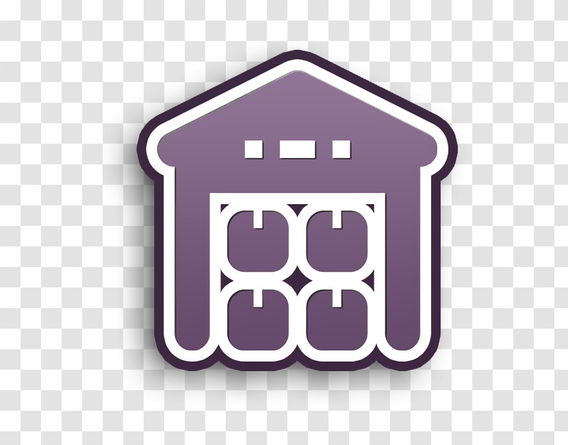 Buildings Icon Filled Industrial Elements Icon Warehouse Icon Transparent PNG