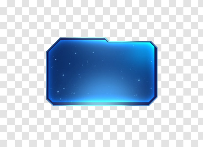 Blue Download Computer Wallpaper - Rectangle - Cool The Bottom Frame Transparent PNG