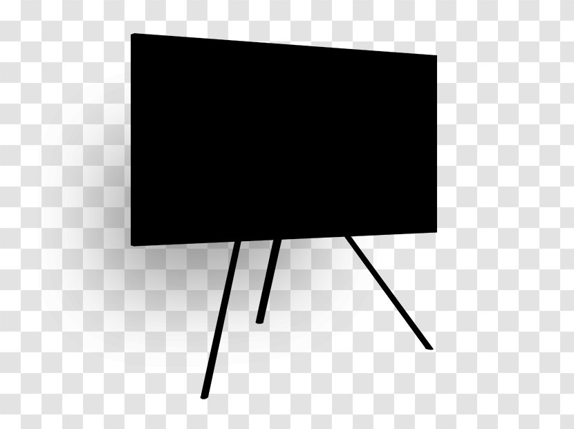 Television Computer Monitor Accessory Rectangle Flat-panel Display - Blackboard Transparent PNG