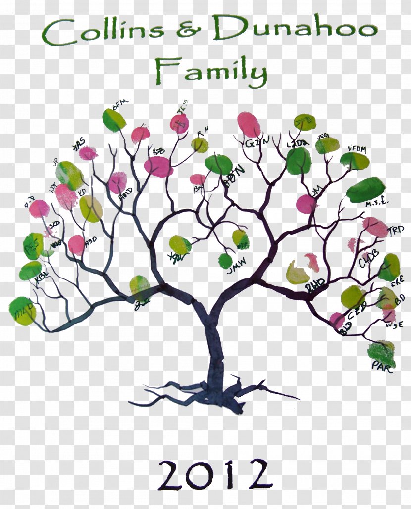 Family Reunion Tree Genealogy Clip Art - Cut Flowers Transparent PNG