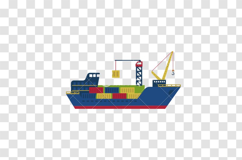 Cargo Ship Container Intermodal Transparent PNG