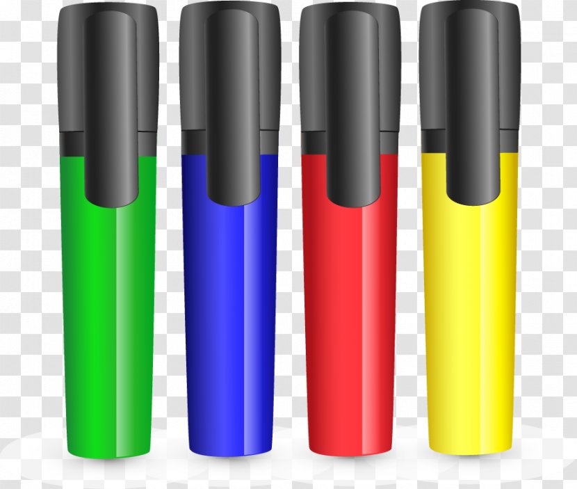 Euclidean Vector Pen Illustration - Marker Transparent PNG