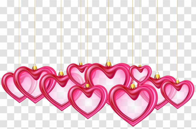 Valentine's Day Heart Clip Art - Frame - Hanger Transparent PNG