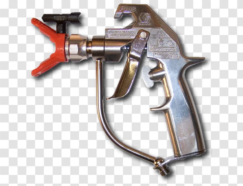 Trigger Firearm Spray Painting Airless Gun - Tool - Paint Transparent PNG