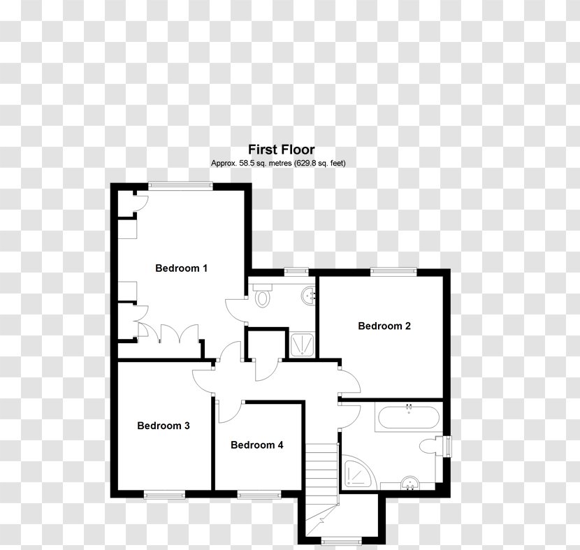 Paper Floor Plan Line - Design Transparent PNG