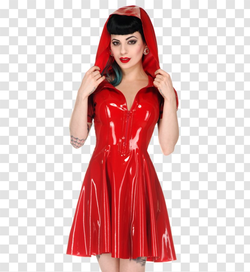 Dress Skirt Clothing Red Latex - Watercolor - Swing Transparent PNG