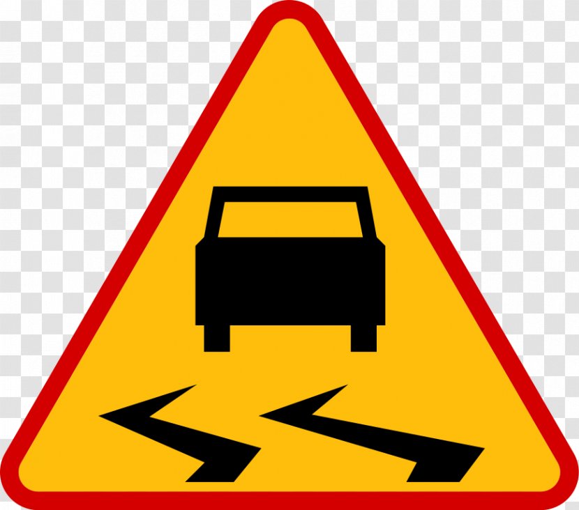 Warning Sign Poland Yield Traffic - Symbol - 15 Transparent PNG