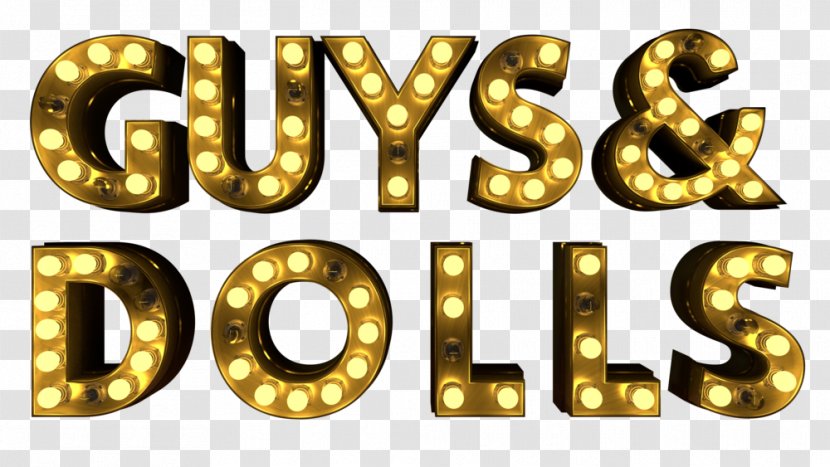 Guys And Dolls Musical Theatre Logo - Cartoon - Year 2018 Design Transparent PNG