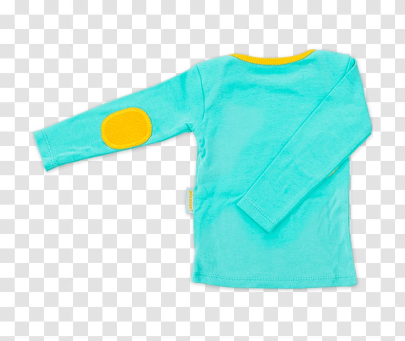 Sleeve T-shirt Shoulder Outerwear Turquoise Transparent PNG