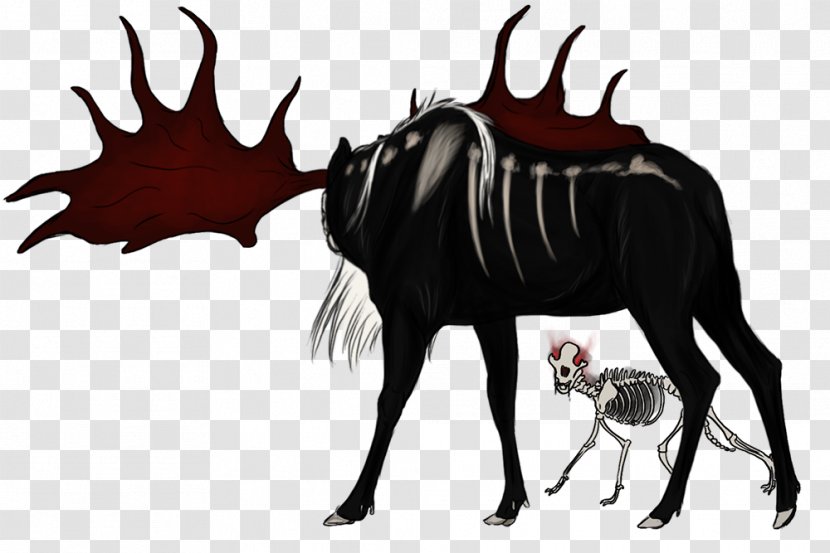 Reindeer Gray Wolf Moose Antler Skeleton - Bone Transparent PNG