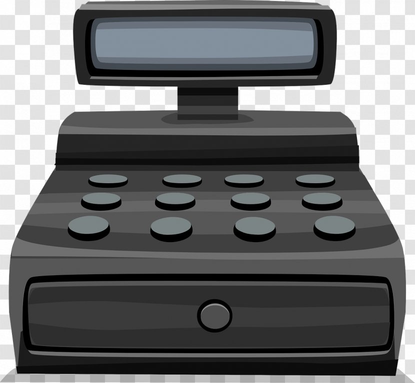 Cash Register Money Clip Art - Technology - Retail Office Cliparts Transparent PNG