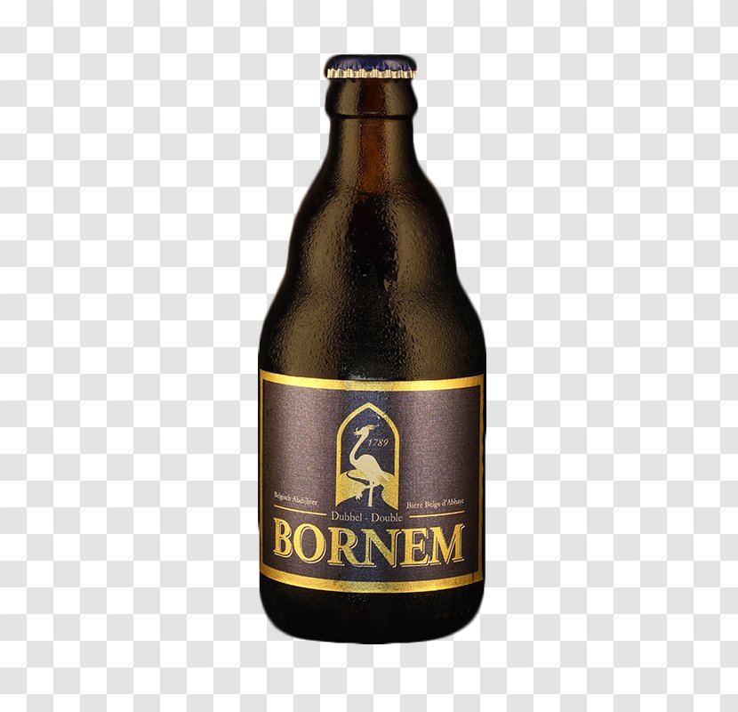 Beer Bottle Brouwerij Van Steenberge Bornem Dubbel - Alcoholic Beverage Transparent PNG