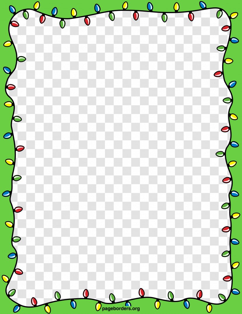 Christmas Lights Holiday Clip Art - Point - Border Transparent Transparent PNG