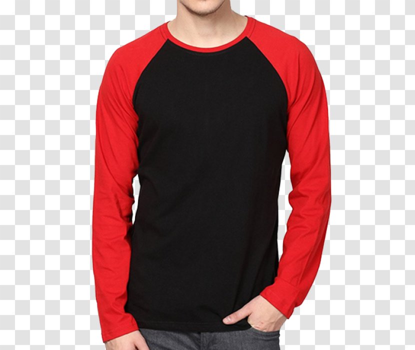 Printed T-shirt Raglan Sleeve Hoodie - Jersey Transparent PNG
