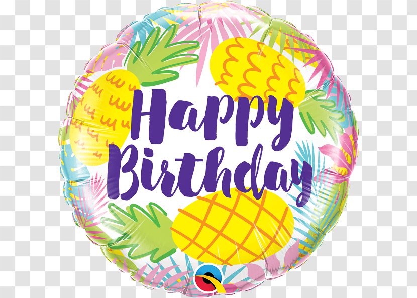 Balloon Birthday Party Pineapple Fruit Salad - Food Transparent PNG