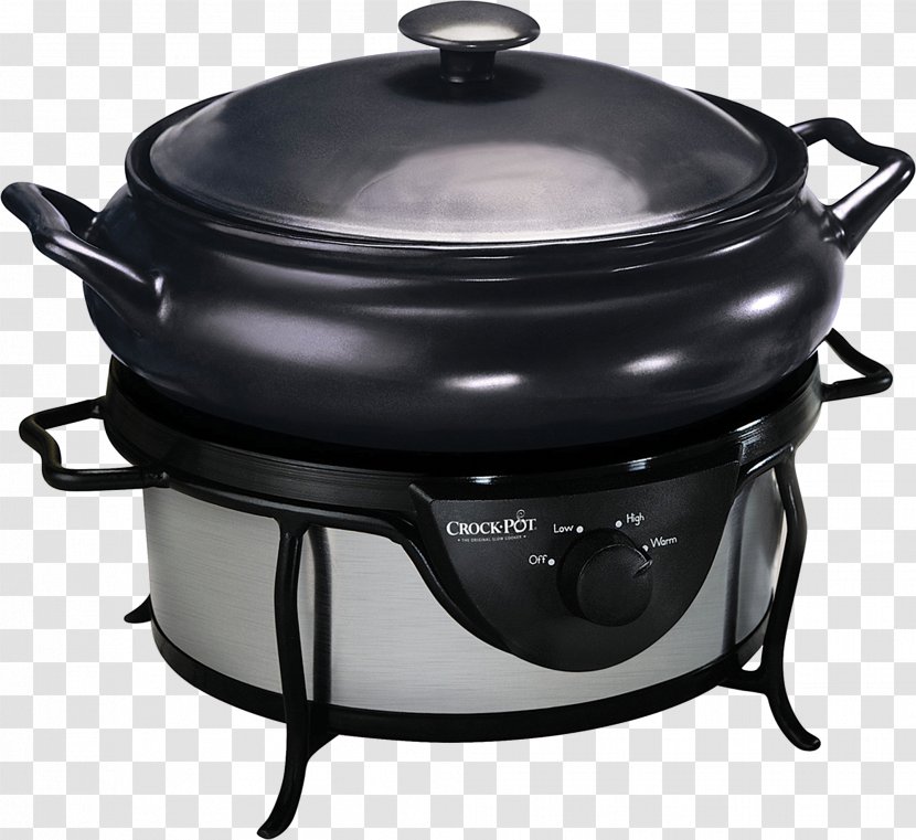Slow Cookers Crock-Pot SC7500-IUK Saute Cooker - Stovetop Kettle - 4.7L Metallic SC7500 CookerOthers Transparent PNG